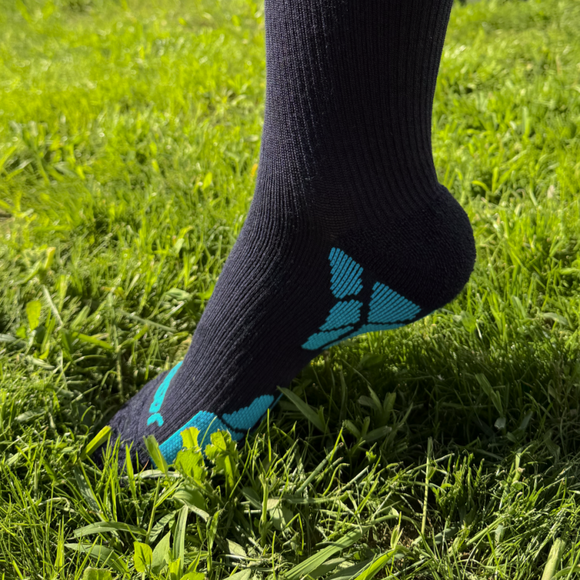 Sensor Hiking Merino Trekové ponožky tm.modrá/modrá