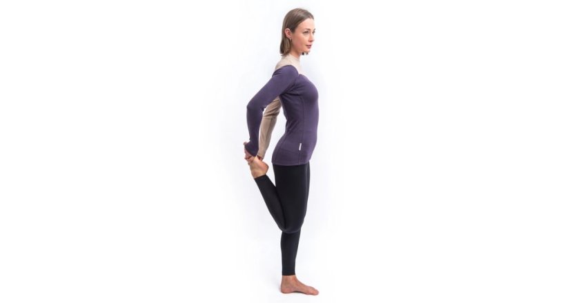 Sensor Merino Extreme Up dámská mikina dl. rukáv grape purple/beige