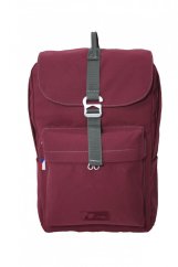 Doldy Městský batoh DEE BAG FLAP 18l vínová