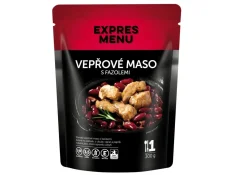 Expres Menu Vepřové maso s fazolemi a lečem – 1 porce, 300 g