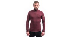 Sensor Merino Extreme Up pánská mikina dl. rukáv zip port red