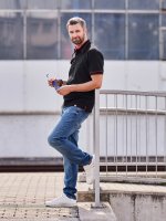 CityZen Massy pánská polokošile, černá