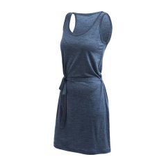Sensor Merino Lite – šaty bez rukávu, mottled blue