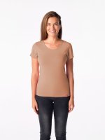 CityZen Breda dámske bavlnené tričko, pralinková