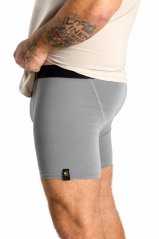 GoldBee Boxerky dlouhé, grey