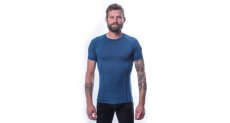 Sensor Merino Air pánské triko krátký rukáv, riviera blue
