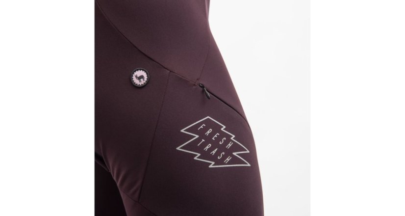 FT MEN´S, Signature, thermo bib pants, port red