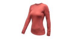 Sensor Merino Active dámské tričko s dlouhým rukávem, Terracotta