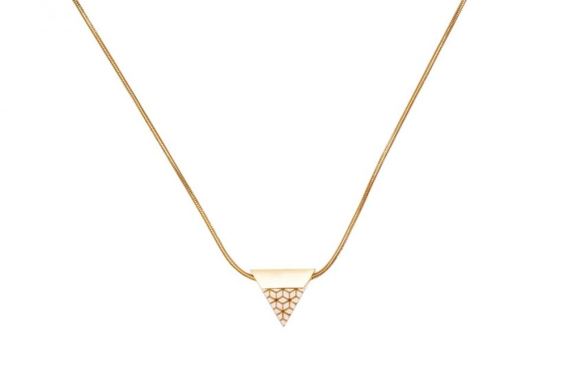 BeWooden řetízek  Virie Necklace Triangle