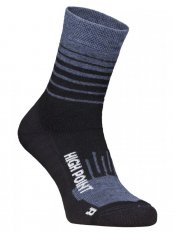 High point pánské ponožky Mountain merino 3.0 black/blue