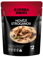 Expres menu Hovězí stroganov - 2 porce,  600g