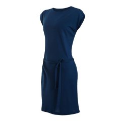 Sensor Merino active Dámské turistické šaty krátký rukáv Deep blue