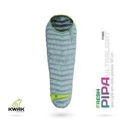 KWAK Spací pytel Ultralight Fresh Pipa FI185, černá, levý zip