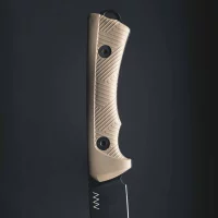 ANV Knives pevný nůž P200 černá cerakote, GRNPU, kydexové pouzdro