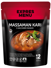 Expres menu Massaman kari s kachním masem 2 porce 600g