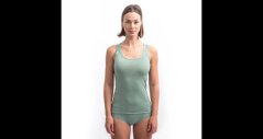 Sensor Merino Air dámské triko bez rukávu basil green