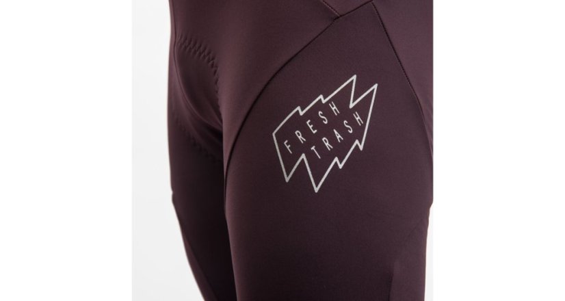 FT MEN´S, Signature, thermo bib pants, port red