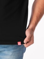CityZen Davos pánské tričko slim fit černé