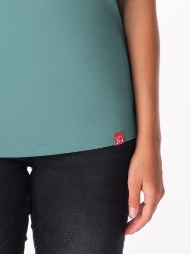 CityZen ALTA dámské bavlněné tričko s kimonovým rukávem, minerálně modré