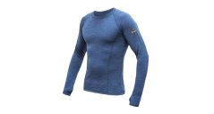 Sensor Merino Bold pánske tričko s dlhým rukávom cool blue vel. XXXL