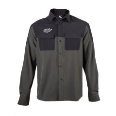 FRESH TRASH MEN´S, Rider long sleeve shirt olive green/black