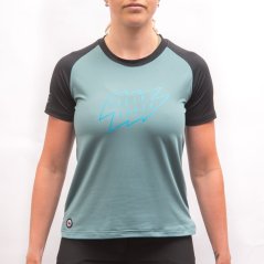 FRESH TRASH WOMEN´S, Horizon short sleeve tee mint/black