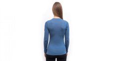 Sensor Merino Air dámské triko dlouhý rukáv, riviera blue