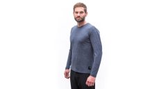 Sensor Merino Lite pánské triko dl. rukáv mottled blue