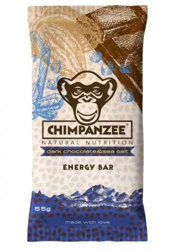 Chimpanzee energetická tyčinka hořká čokoládá-mořská sůl  55 g