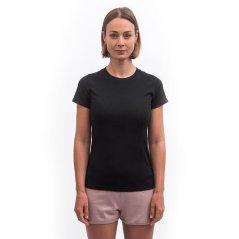 Sensor Merino Active, no logo, dámské tričko krátký rukáv, černá