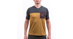 FRESH TRASH MEN´S, Horizon pocket short sleeve jersey golden/black