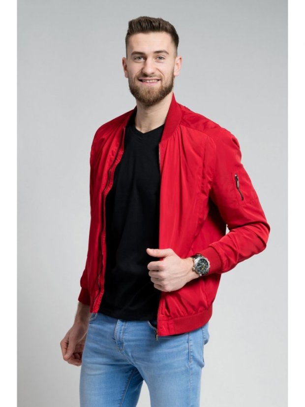 CityZen Bondy pánské bavlněné triko s výstřihem V, kr. rukáv černé