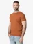CityZen Davos pánské tričko slim fit skořicové