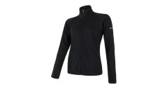 Sensor Merino Upper dámská mikina, celozip, Černá