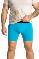 GoldBee Boxerky dlouhé, blue