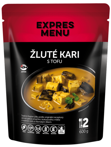 Expres menu Žluté kari s tofu 2 porce 600g