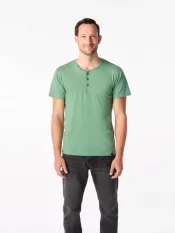 CityZen Ermont pánské bavlněné triko s krátkým rukávem, pastelově zelené