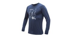SENSOR MERINO ACTIVE PT OUTSIDE pánske tričko s dlhým rukávom deep blue