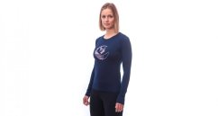 Sensor Merino Active PT Fox Dámské triko s dlouhým rukávem deep blue