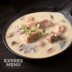 Expres menu Vepřové na žampionech, 2 porce, 600g