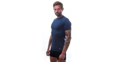 Sensor Merino Double Face pánske tričko, Deep blue
