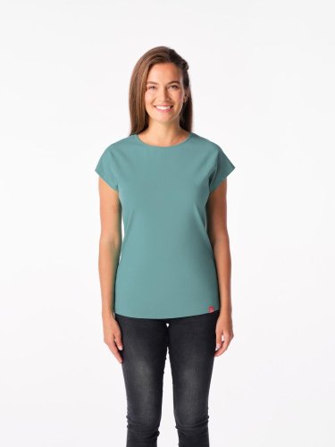 CityZen ALTA dámské bavlněné tričko s kimonovým rukávem, minerálně modré