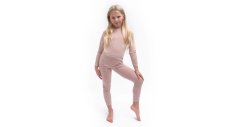 Sensor Merino Air set dětský triko dl.rukáv + spodky dusty pink