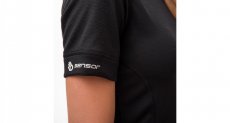 Sensor Double face dámské tričko krátký rukáv, černé
