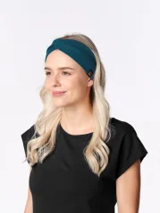 CityZen Čelenka turbanová modrozelená -