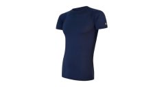 Sensor Merino Active pánske tričko s krátkym rukávom, Deep blue