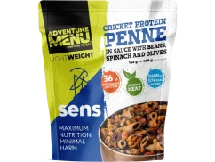 AdventureMenu Lightweight Cvrččí proteinové penne s kuřecím masem v kreolské om. 160g