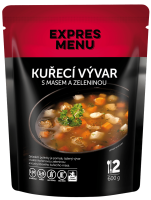 Expres menu Kuřecí vývar s masem a se zeleninou 600g