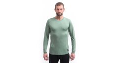 Sensor Merino Cordura pánské triko dl.rukáv basil green