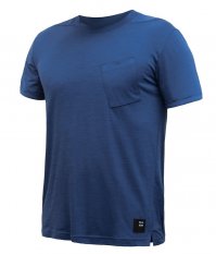 Sensor Merino Air Traveller pánské tričko krátký rukáv Tm. modrá